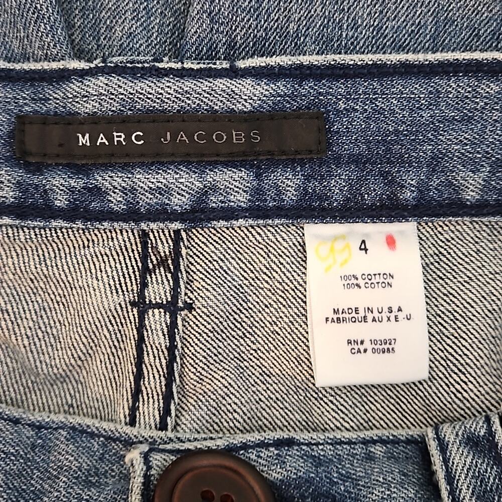 Marc Jacobs Bootcut‎ Mid-Rise Released Hem Denim Blue Jeans | Women's 4 - Picture 13 of 15